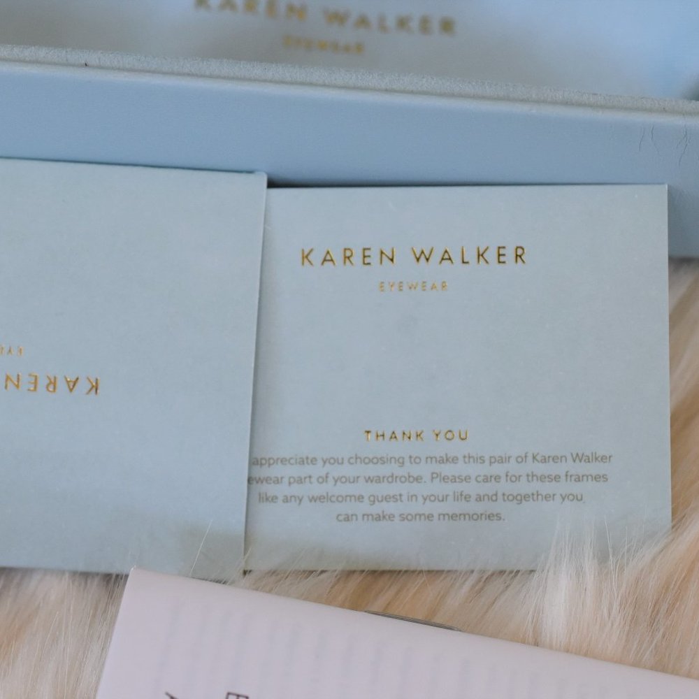 KAREN WALKER ROMANCER TORTOISE SUNGLASSES - Picture 14 of 15